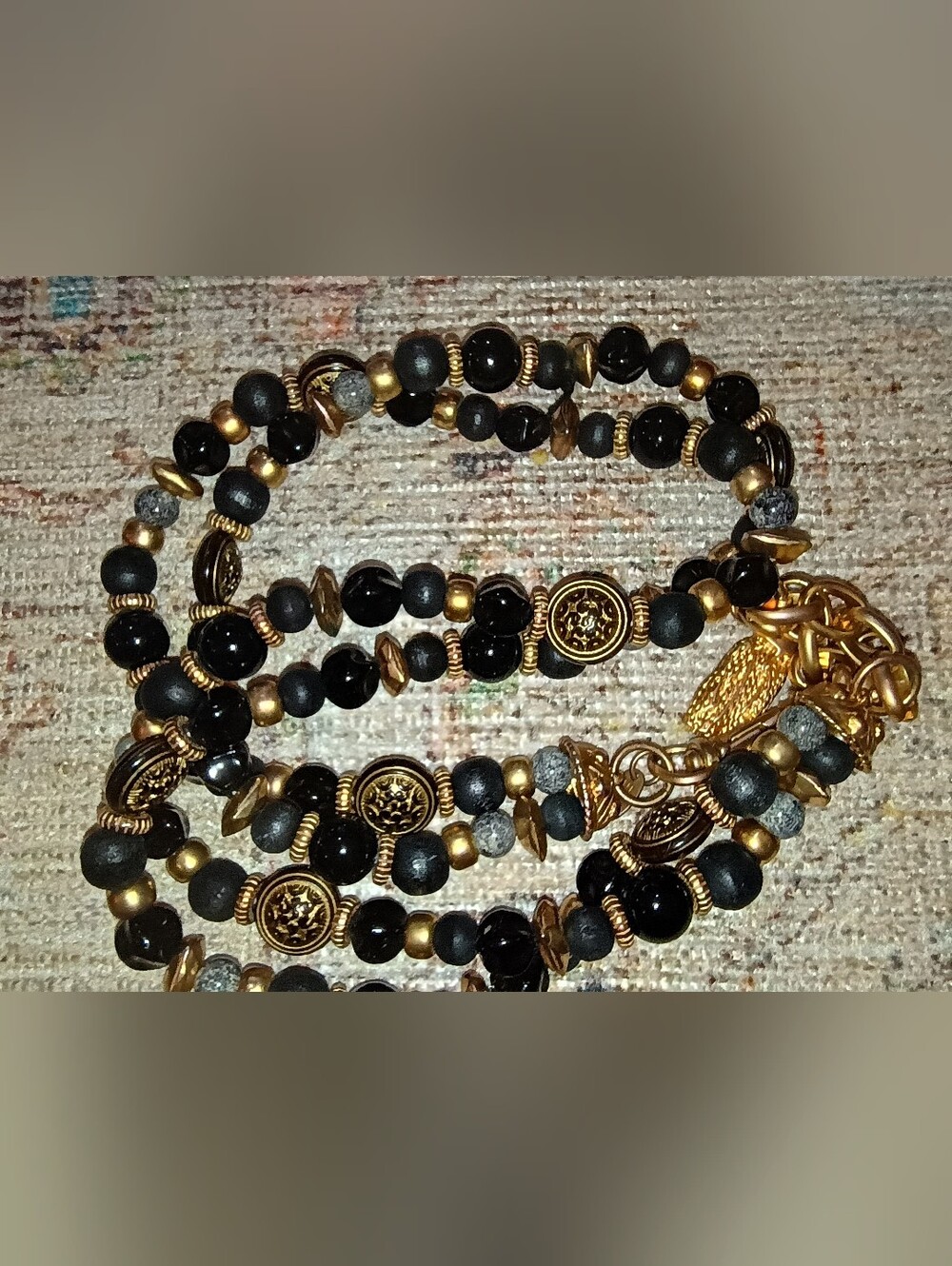 Vintage 90s  Beaded Chain Women's Belt by Express *Rare Find*